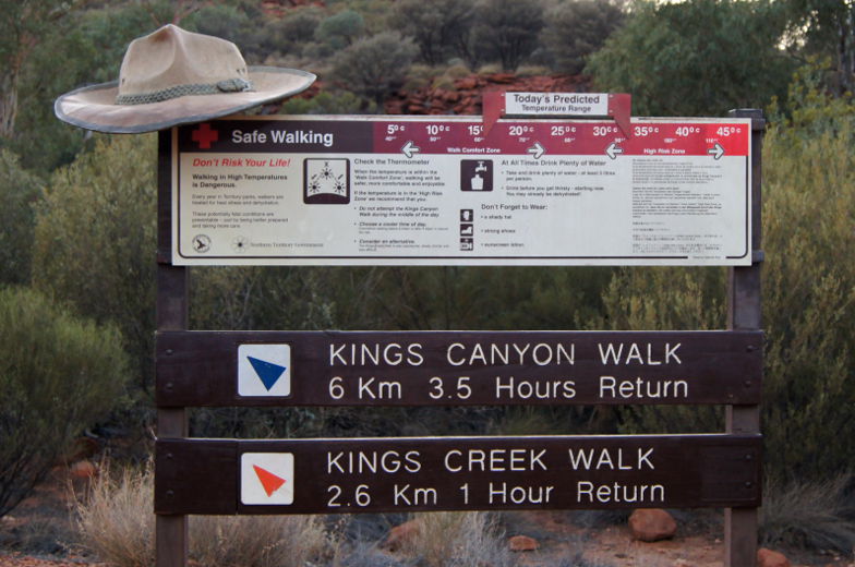 Tipp mache den Kings Canyon Walk im Outack Australien