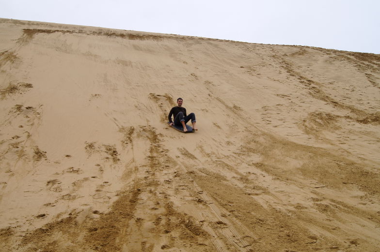 neuseeland cape reinga sandboard