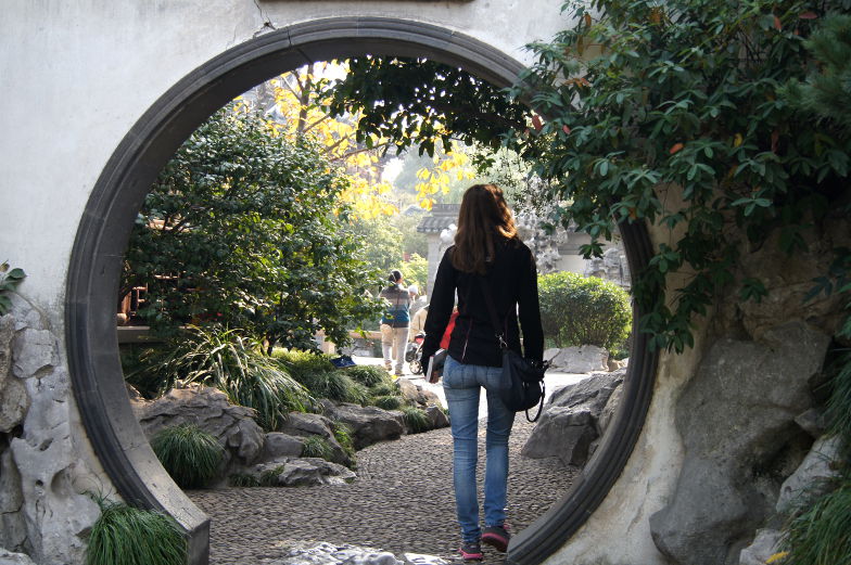 Spazierwg durch den Yu Garden Shanghai