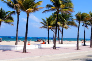 Urlaub in Fort Lauderdale Tipps Blick auf die Promenade und Strand 