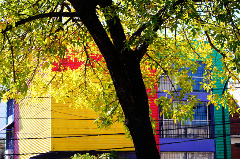 Bunte Farben in La Boca Buenos Aires