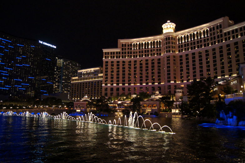 Bellagio Hotel in Las Vegas mit kostenloser Fontain Show 