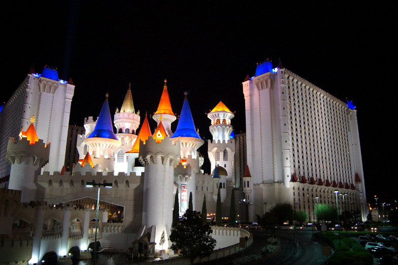Excalibur Hotel Las Vegas Sehenswuerdigkeit am Las Vegas Strip