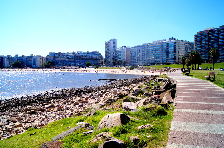 Spaziergang in Pocitos Montevideo