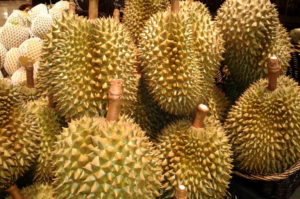 Bangkok Durian Frucht auch als Stinkefrucht bekannt