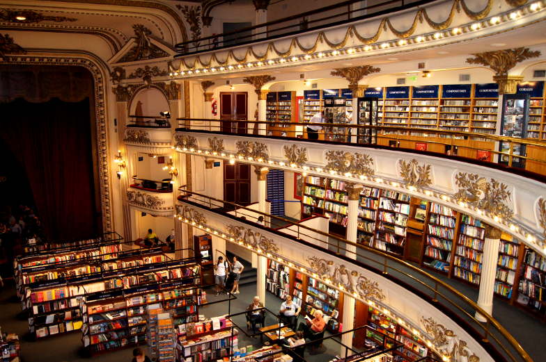 Schoenste Buchhandlung Buenos Aires El Ateneo Grand Splendid