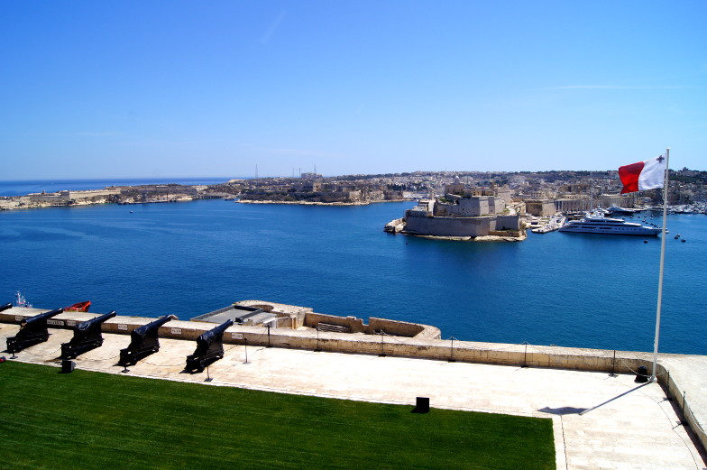 Tipp schöner Ausblick von den Upper Barrakka Gardens in Valletta Malta