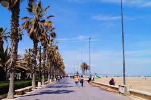 Reiseziel Playa Malvarossa in Valencia 