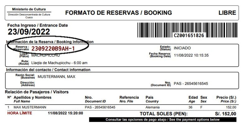 Einfach und schnell Machu Picchu Ticket kaufen 