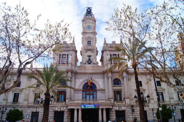Valencia Rathausplatz mein Lieblingsplatz