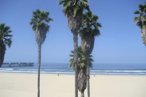 Venice Beach Strandhotel an der California State Route 1