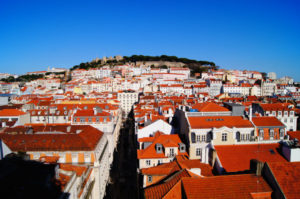 Der beste Blick auf die Burg in Lissabon