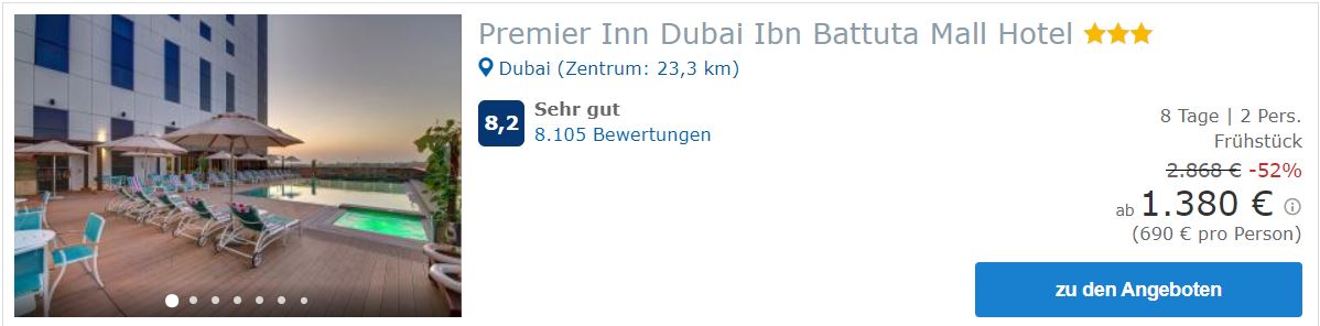 Dubai Flug und Hotel zusammen buchen