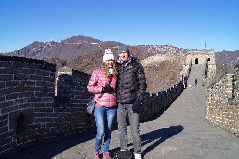 Vanessa und Danny auf Weltreise Chinesische Mauer