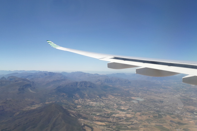Aussicht aus Flugzeug nach Kapstadt Flugtipps und Erfahrungen