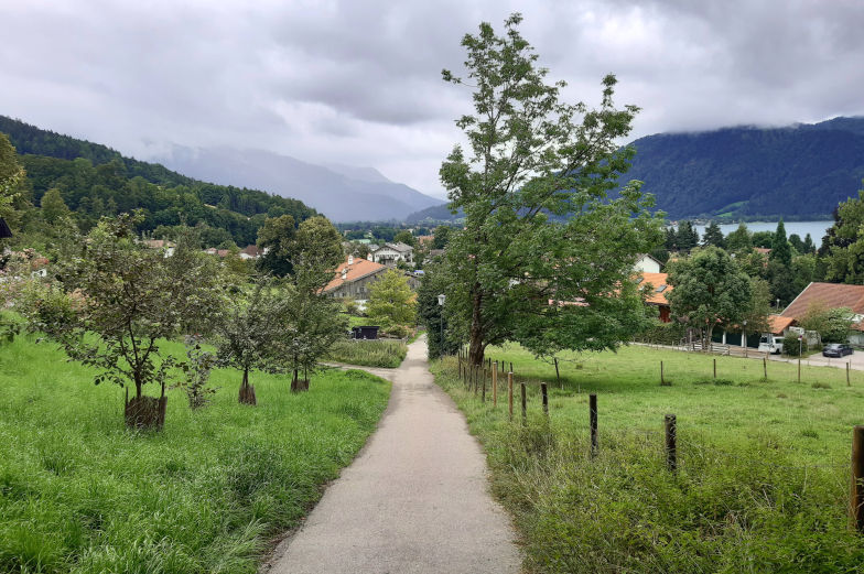 Tegernsee erste Etappe Alpenueberquerung