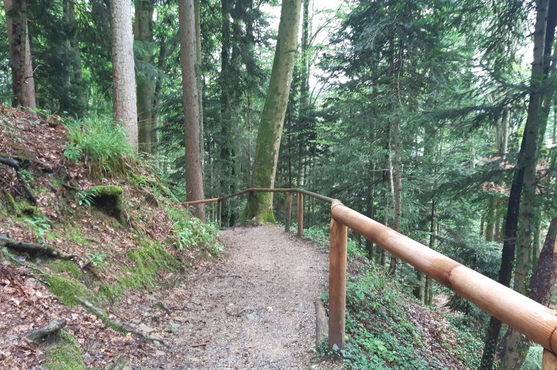 Leichte Wanderroute erste Etappe Alpenüberquerung 