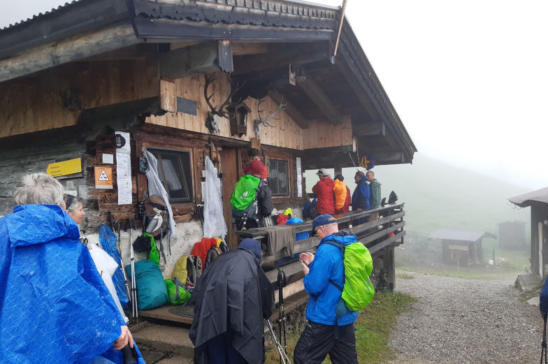 Blaubergalm zweite Etappe der Alpenüberquerung von Kreuth nach Achenkirch