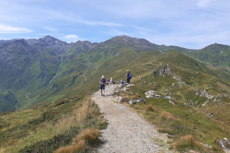 Von Hochfügen nach Mayrhofen fünfte Etappe er Alpenüberquerung