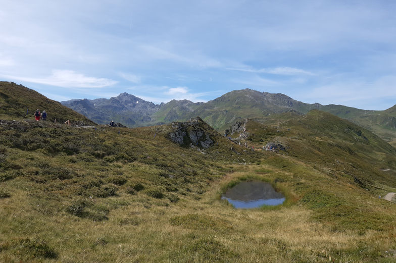 Bergblick fünfte Etappe Alpenüberquerung