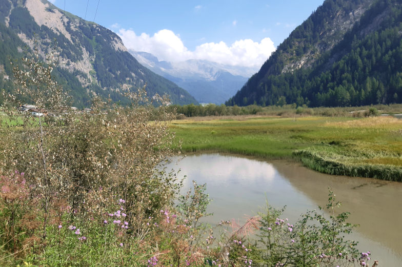 Wanderweg nach Sterzing siebte Etappe Alpenüberquerung