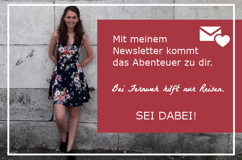 Erhalte im Newsletter reise Tipps und Geschichten rund ums Reisen