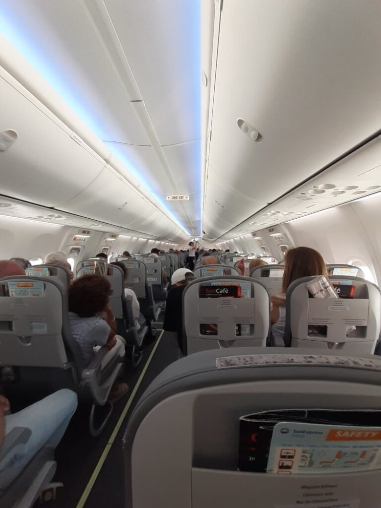 Kabinenausstattung und Sitze bei SunExpress