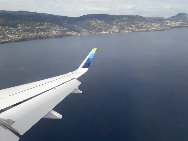 Anflug auf Madeira mit Discover Airlines